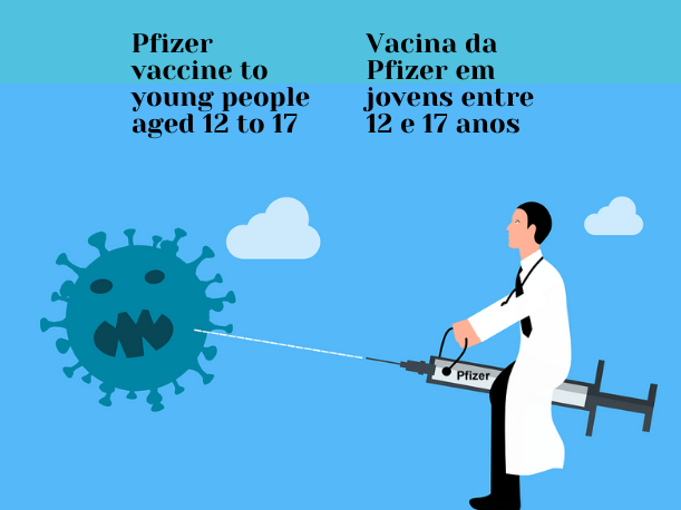 Pfizer vaccine to young people aged 12 to 17