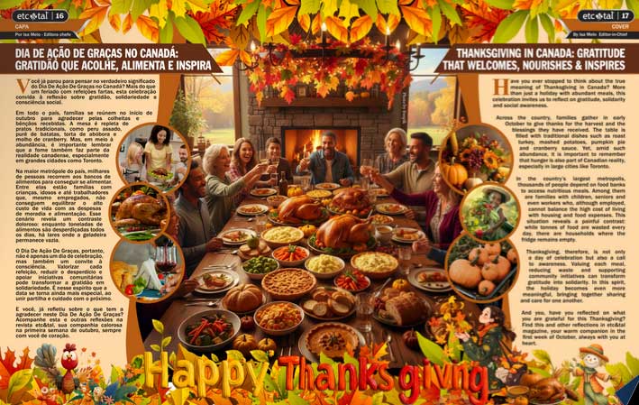 Thanksgiving in Canada: gratitude that welcomes, nourishes and inspires